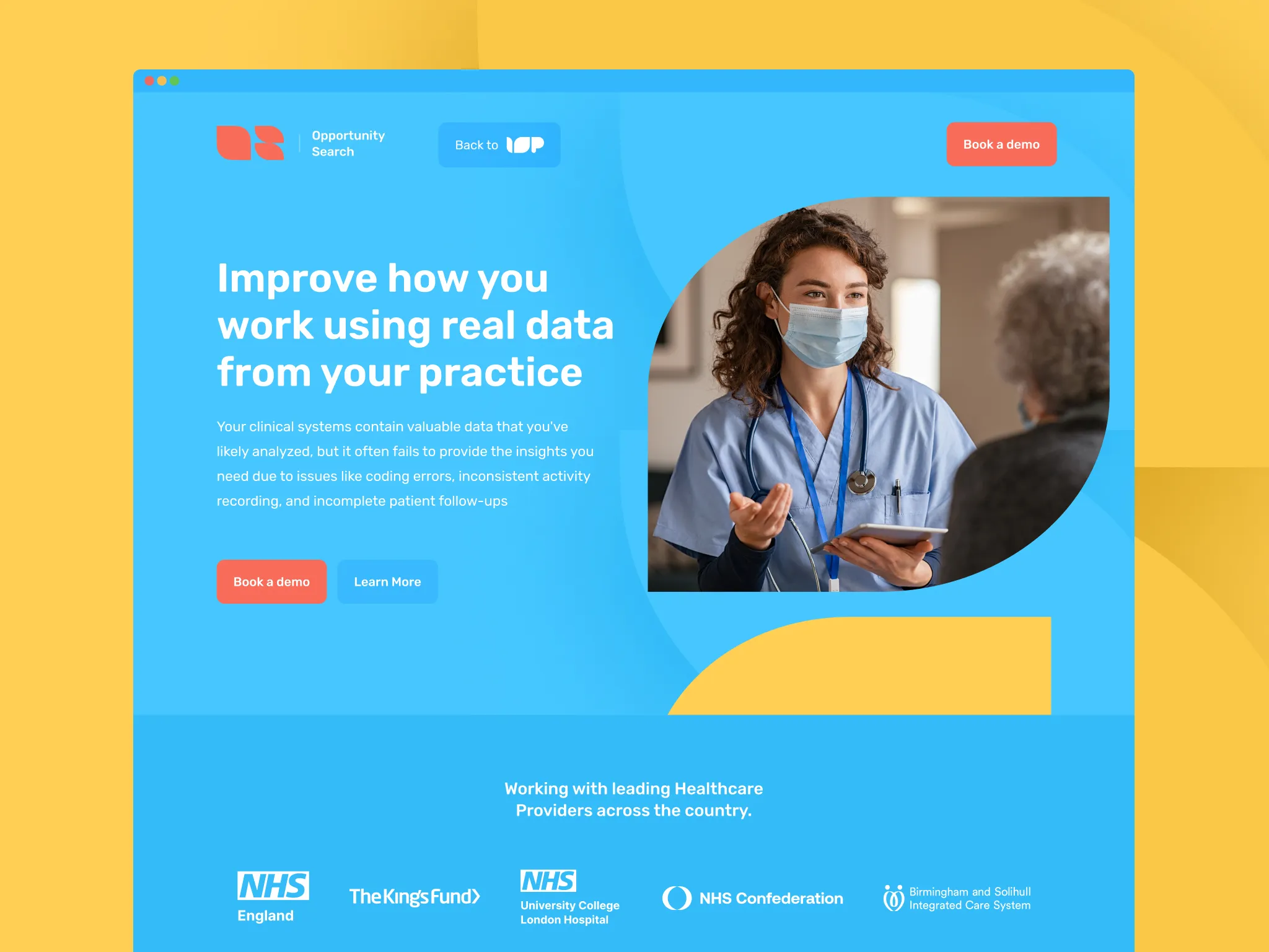 Opportunity Search (OS) Landing Page